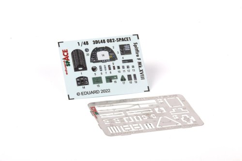 Go to product Eduard 3DL48082 - 1:48 Spitfire F Mk.XVIII Space 3D Decals + PE