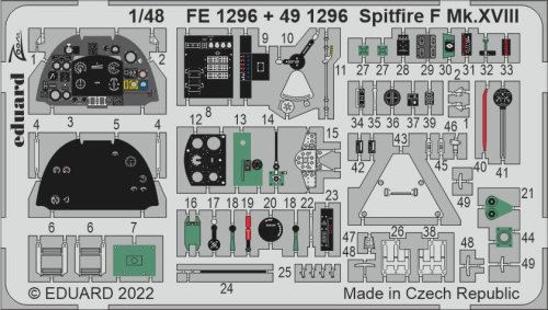 Go to product Eduard FE1296 - 1:48 Spitfire F Mk.XVIII