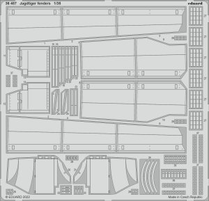 Eduard 36487 - 1:35 Jagdtiger fenders