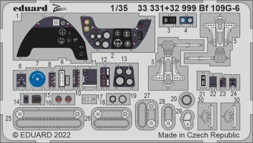 Go to product Eduard 33331 - 1:35 Bf 109G-6