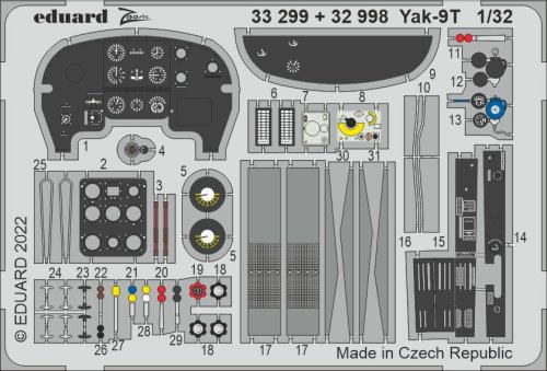 Go to product Eduard 33299 - 1:32 Yak-9T