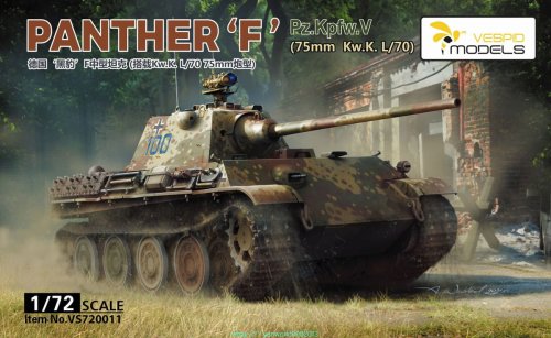 Go to product Vespid Models VS720011 - 1:72 Pz.Kpfw.V Panther F 75mm Kw.K. L/70