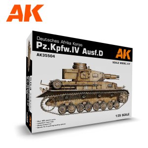 AK Interactive 35504 - 1:35 Pz.Kpfw.IV Ausf.D Deutsches Afrika Korps