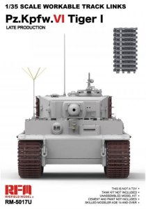 Rye Field Model 5017U - 1:35 Tiger I Late Production - Workable Track Link