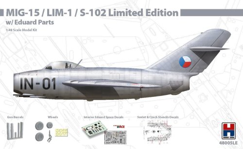 Go to product Hobby 2000 48005LE - 1:48 MiG-15 / LIM-1 / S-102 Limited Edition
