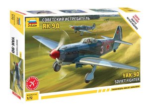 Zvezda 7313 - 1:72 Yak-9D Soviet Fighter