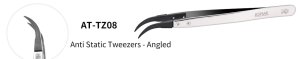 DSPIAE AT-TZ08 - Precision tweezers antistatic curved