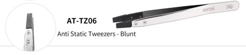 Go to product DSPIAE AT-TZ06 - Precision tweezers antistatic with flat tip