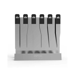 DSPIAE ES-R - Stainless steel sanding plates, with storage rack