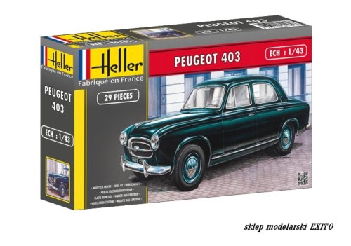Go to product HELLER 80161 - 1:43 Peugeot 403