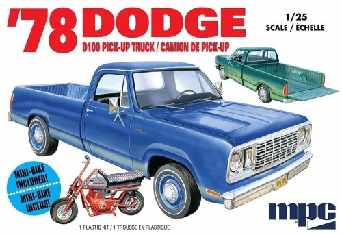 Go to product MPC 901 - 1:25 1978 Dodge D100 Pick-Up Truck