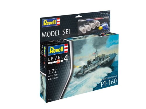 Go to product Revell 65175 - 1:72 Torpedo Boat PT-160 model z farbami