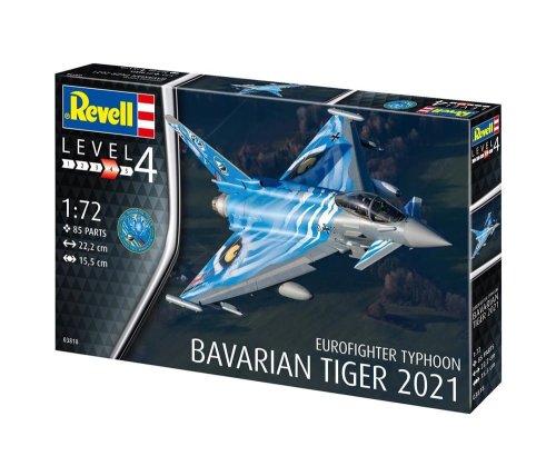 Go to product Revell 63818 - 1:72 Eurofighter Typhoon Bavarian Tiger 2021 model z farbami