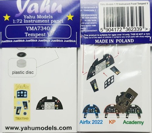 Go to product Yahu YMA7340 - 1:72 Tempest Mk.V
