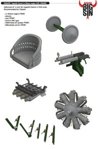 Eduard SIN64891 - 1:48 Sopwith Camel Le Rhone engine