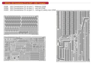 Eduard BIG5366 - 1:350 USS Constellation CV-64 Part I