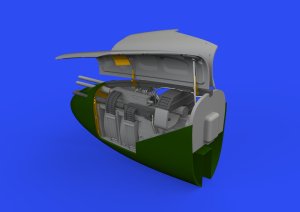Eduard 648790 - 1:48 P-38J nose gun bay Print 3D