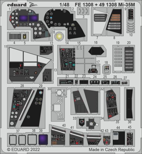 Go to product Eduard FE1308 - 1:48 Mi-35M