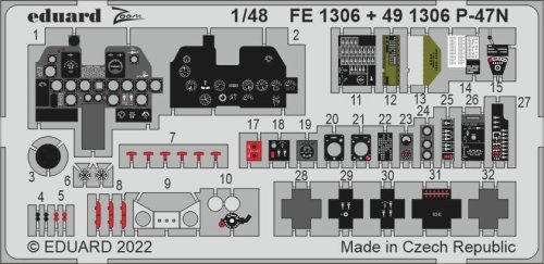 Go to product Eduard FE1306 - 1:48 P-47N