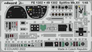 Eduard FE1302 - 1:48 Spitfire Mk.XII