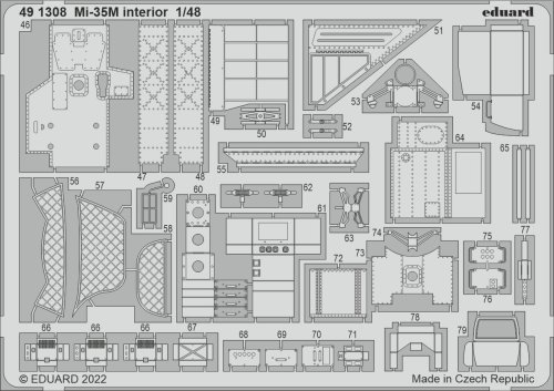 Go to product Eduard 491308 - 1:48 Mi-35M interior