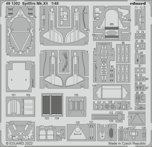 Go to product Eduard 491302 - 1:48 Spitfire Mk.XII