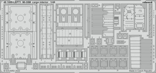 Go to product Eduard 481089 - 1:48 Mi-35M cargo interior