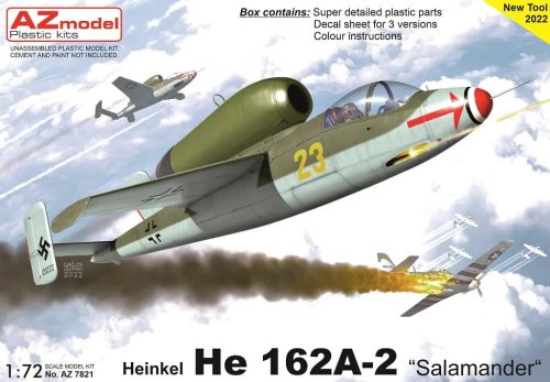 Go to product AZ Model AZ 7821 - 1:72 Heinkel He 162A-2 Salamander