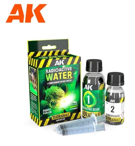 Go to product AK Interactive 8232 - Resin Radioactive Water dwuskładnikowa żywica epoksydowa 180 ml
