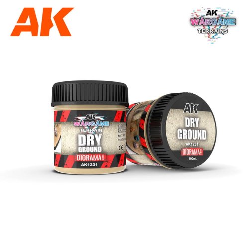 Go to product AK Interactive 1231 - Wargame Terrain Dry Ground 100 ml masa do dioram