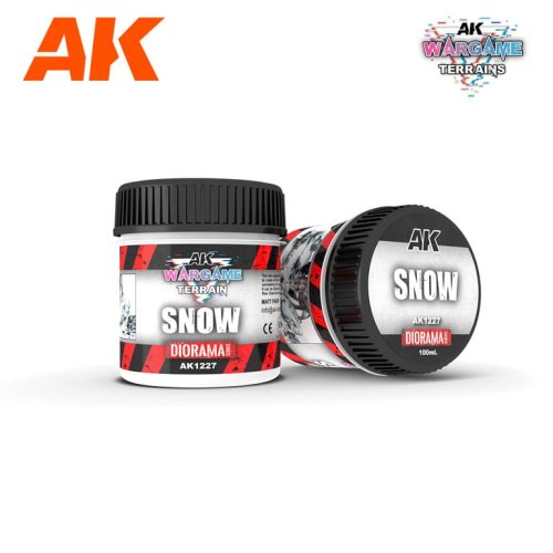 Go to product AK Interactive 1227 - Wargame Terrain Snow 100 ml masa do dioram