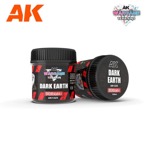 Go to product AK Interactive 1225 - Wargame Terrain Dark Earth 100 ml masa do dioram