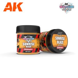 AK Interactive 1221 - Wargame Terrain Sunrise Blaze 100 ml masa do dioram