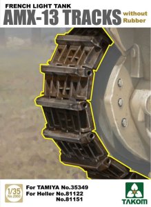 TAKOM 2060 - 1:35 AMX-13 Tracks without Rubber