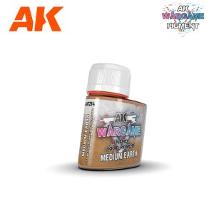 AK Interactive 1214 - Wargame Liquid Pigment Medium Earth 35 ml