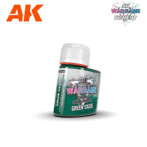 Go to product AK Interactive 1212 - Wargame Liquid Pigment Green Oxide 35 ml