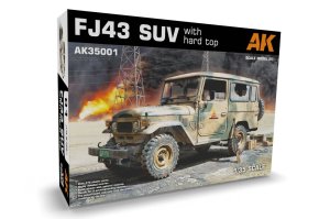 AK Interactive 35001 - 1:35 FJ43 SUV with hard top