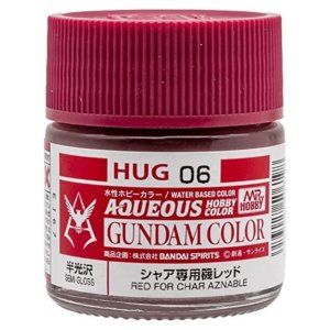 Mr.Hobby HUG06 - Aqueous Hobby Color Red For Char Aznable 10 ml