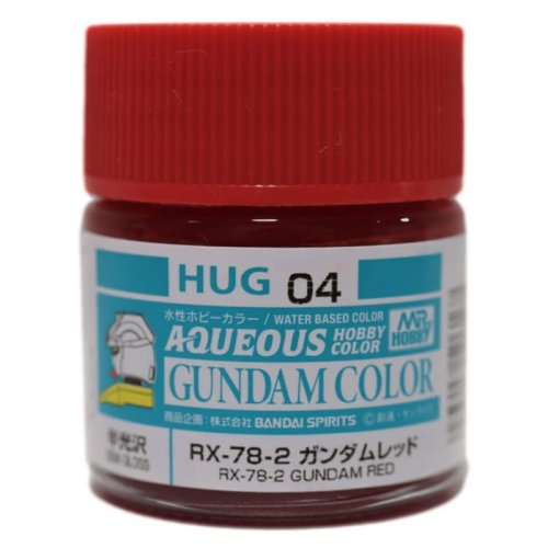 Go to product Mr.Hobby HUG04 - Aqueous Hobby Color RX-78-02 Gundam Red 10 ml