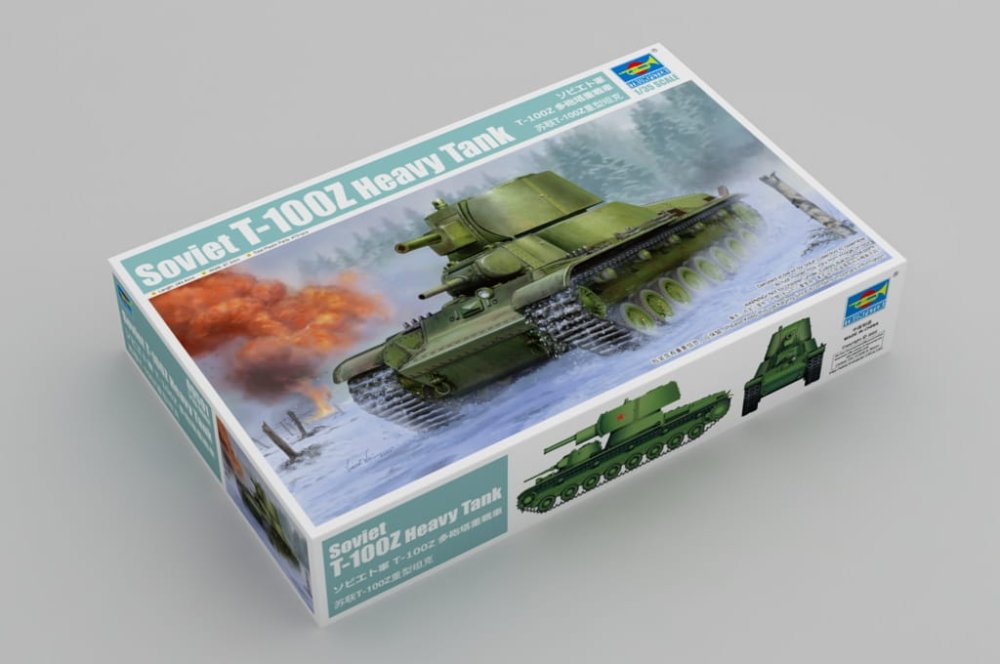 Trumpeter-09591-Soviet T-100Z-Heavy-Tank (1).jpg