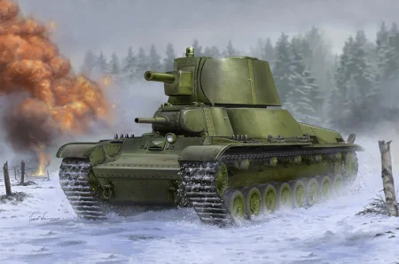Trumpeter-09591-Soviet T-100Z-Heavy-Tank (2).jpg