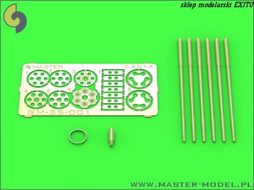 Go to product MASTER GM-35-001 - 1:35 M61 A1 Vulcan six barreled 20 mm rotary cannon