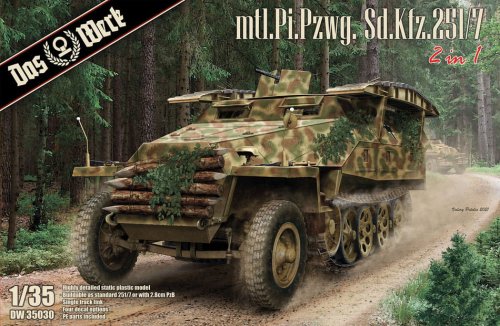 Go to product Das Werk DW35030 - 1:35 mtl.Pi.Pzwg. Sd.Kfz. 251/7 Ausf. D