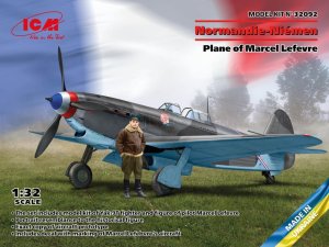 ICM 32092 - 1:32 Normandie-Niemen Plane of Marcel Lefevre Yak-9T with Marcel Lefevre figure