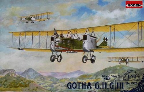 Go to product RODEN 002 - 1:72 Gotha G2 , G3