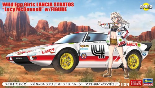 Go to product Hasegawa SP528 52328 - 1:24 Wild Egg Girls Lancia Stratos Lucy McDonnell w/Figure