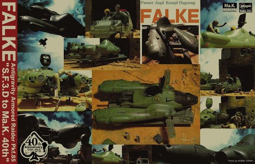 Go to product Hasegawa 64125 - 1:20 Falke Antigravity Armored Raider Pkf.85 S.F.3.D to Ma.K 40th