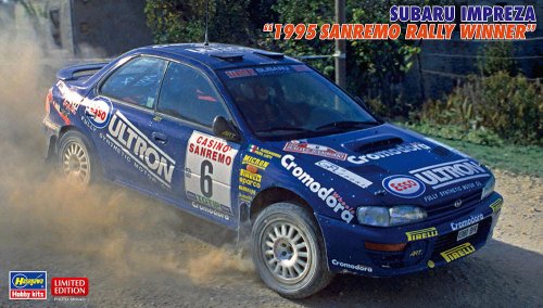 Go to product Hasegawa 20574 - 1:24 Subaru Impreza 1995 Sanremo Rally Winner