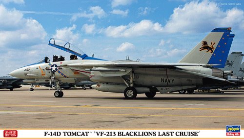 Go to product Hasegawa 02406 - 1:72 F-14D Tomcat VF-213 Blacklions Last Cruise