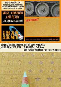 1 Man Army 35GEN480 - 1:35 Soviet Star Markings masks